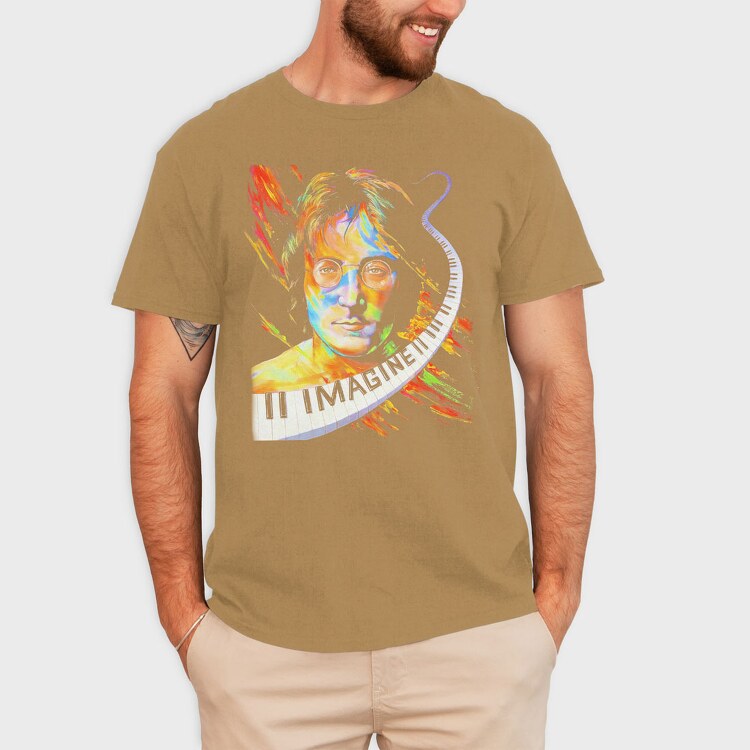 Just Vintage Vibes Classic Convertible Car With Palm Trees, Unisex Men's T-Shirt