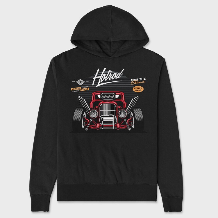 Custom Hotrod 8, Unisex Men's Hoodie