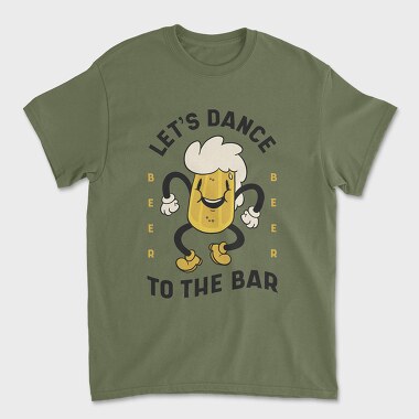 Beer Dancing, Unisex Men's T-Shirt