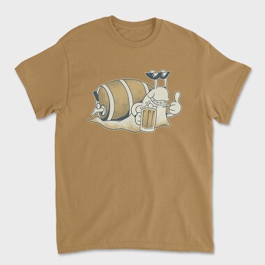 Snail Beer, Unisex Men's T-Shirt