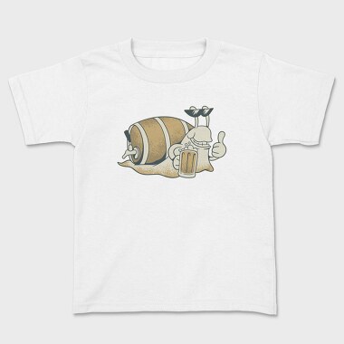 Snail Beer, Kids' T-Shirt