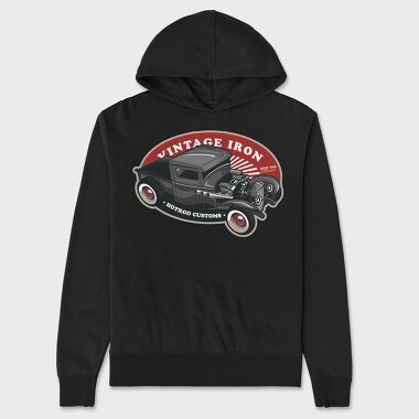 Hotrod 3, Unisex Men's Hoodie