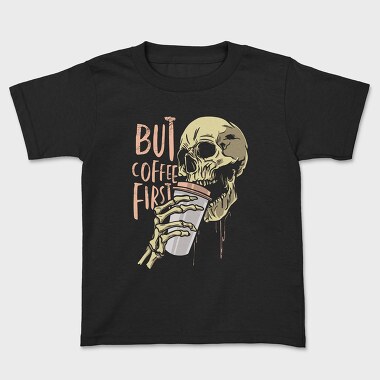 Coffe Skull, Kids' T-Shirt