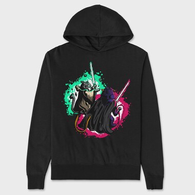 Cats Light Swords, Unisex Men's Hoodie