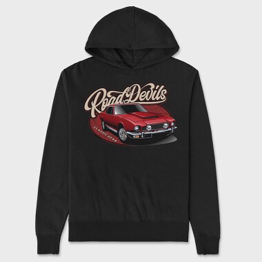 Road Devils Classic Gear, Unisex Men's Hoodie