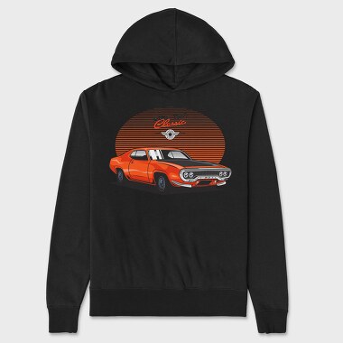 71 Plymouth GTX, Unisex Men's Hoodie