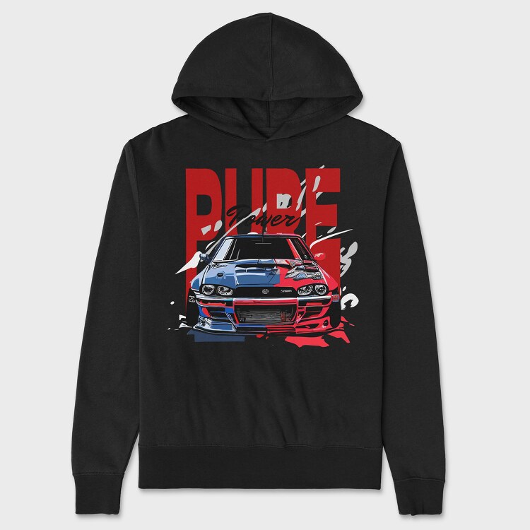 Customized Dual Color Car Front View, Unisex Men's Hoodie