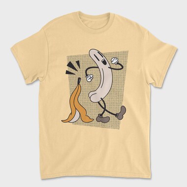 Naked Banana Retro, Unisex Men's T-Shirt