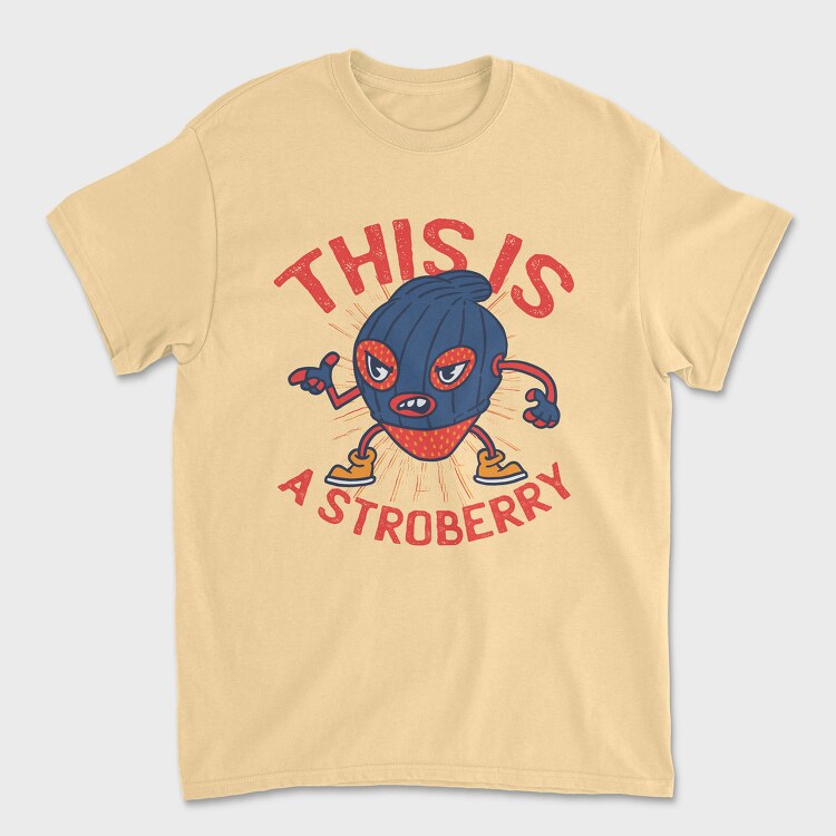 This Is A Stroberry, Унисекс Мъжка Тениска