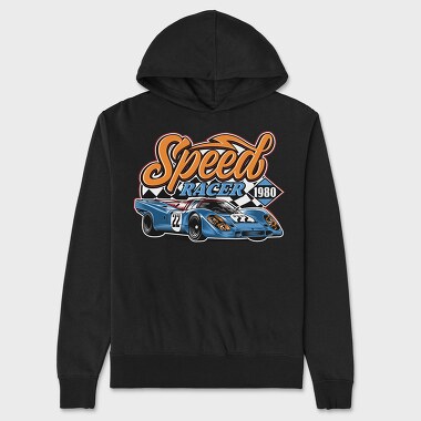 Speed Racer 1980, Unisex Men's Hoodie