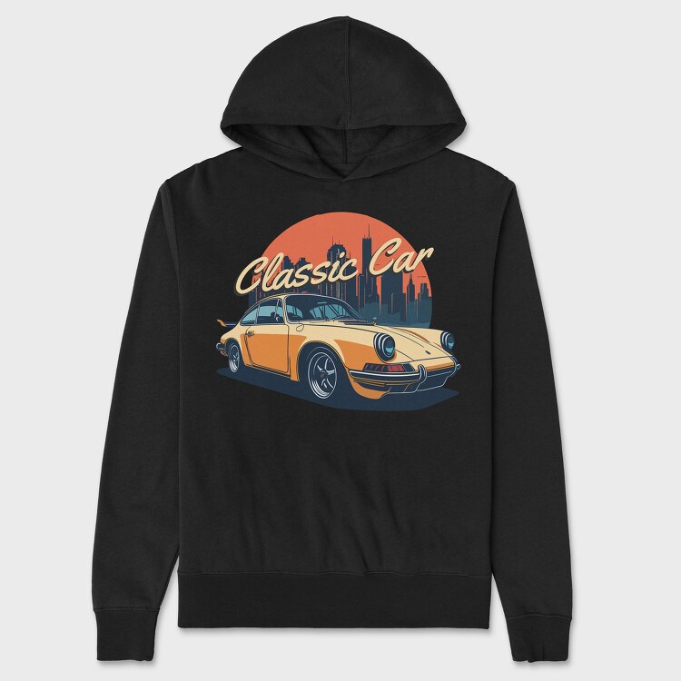 Classic Car Porsche, Unisex Men's Hoodie