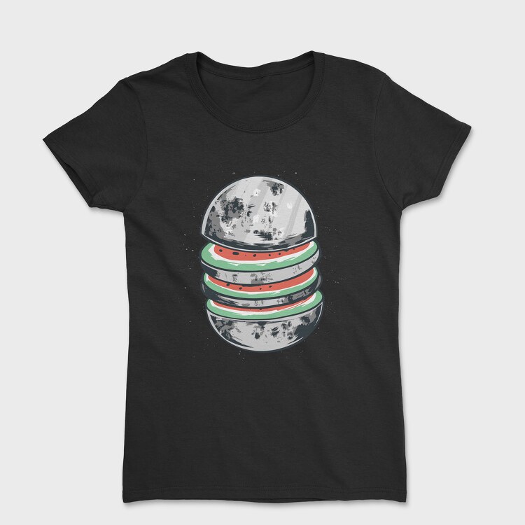 Moon Watermelon, Women's T-Shirt