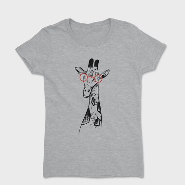 Giraffe Glass, Women's T-Shirt