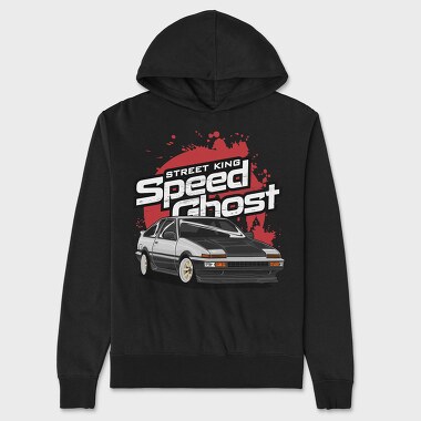Speed Shost Street King, Unisex Men's Hoodie
