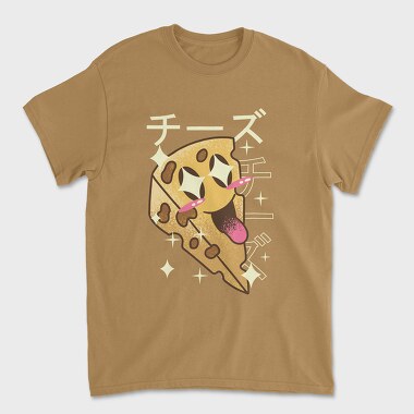 Cheese Crazy Kawaii, Unisex Men's T-Shirt