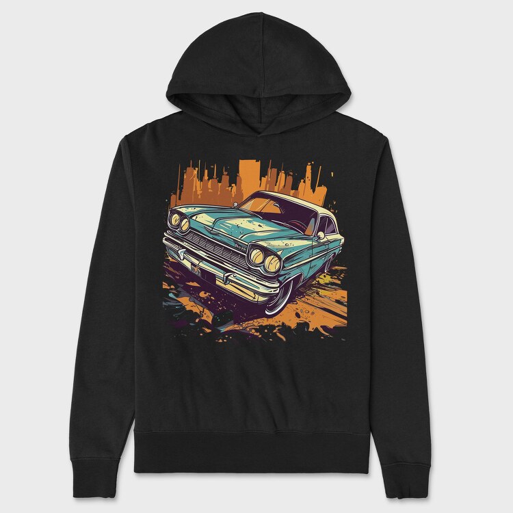 Classic Car Comic, Унисекс Мъжко Суичър