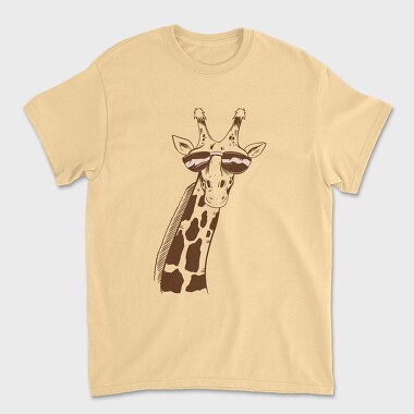 Giraffe Sunglasses, Unisex Men's T-Shirt
