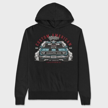 Custom American Muscle Car, Унисекс Мъжко Суичър