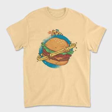 Burger Planet, Unisex Men's T-Shirt