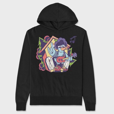 Bird Music, Unisex Men's Hoodie
