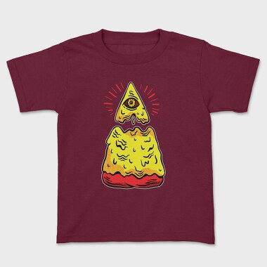 Illuminati Pizza, Kids' T-Shirt