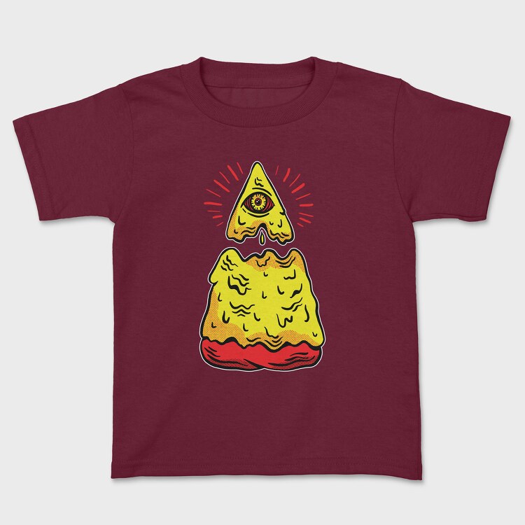 Illuminati Pizza, Kids' T-Shirt