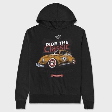 1938, Volkswagen Beetle, Unisex Men's Hoodie
