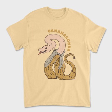 Banana Conda, Unisex Men's T-Shirt