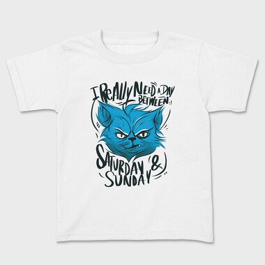 Cat Monday, Kids' T-Shirt