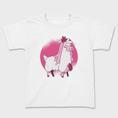 Llama Bride, Kids' T-Shirt