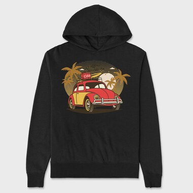 1956 Volkswagen Beetle, Unisex Men's Hoodie