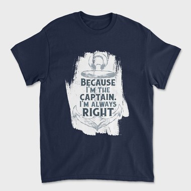 Унисекс Мъжка Тениска, Captain