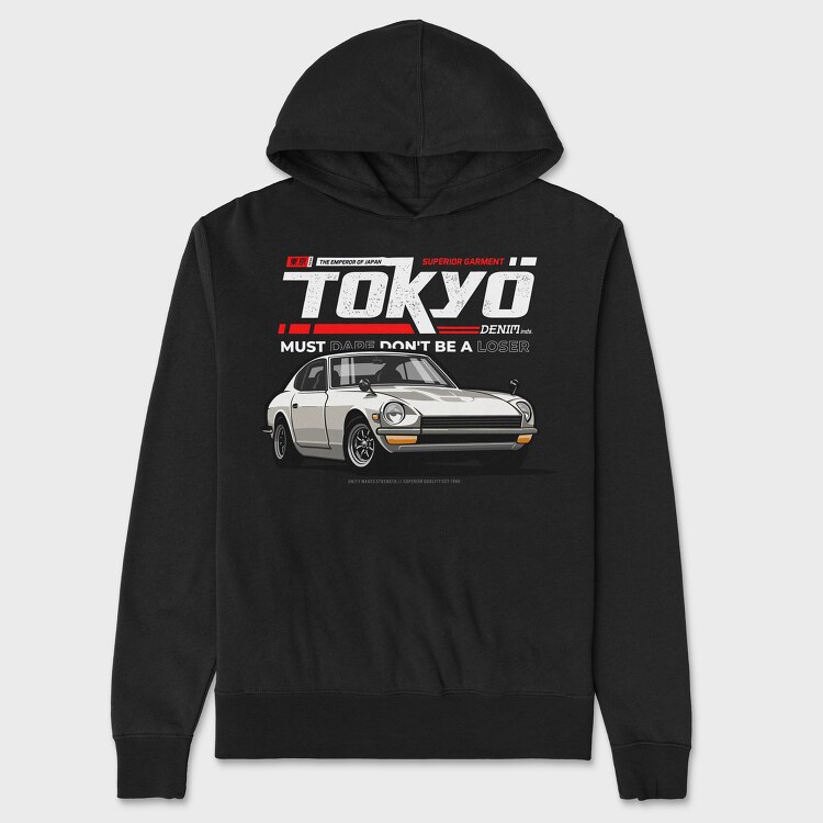 Tokyo Skyline, Unisex Men's Hoodie
