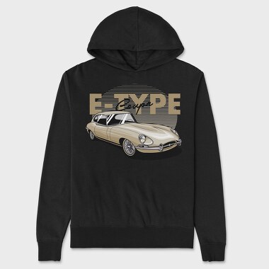 Jaguar E Type Coupe, Унисекс Мъжко Суичър