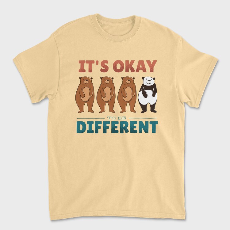 It's Ok to be Different, Unisex Men's T-Shirt