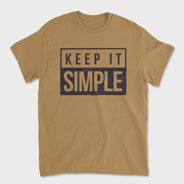 Keep It Simple, Unisex Men's T-Shirt