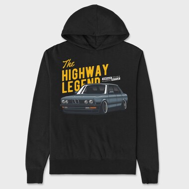 Highway Legend Bmw, Unisex Men's Hoodie