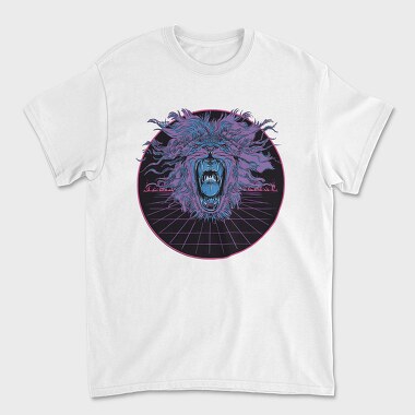 Lion Vaporwave, Unisex Men's T-Shirt