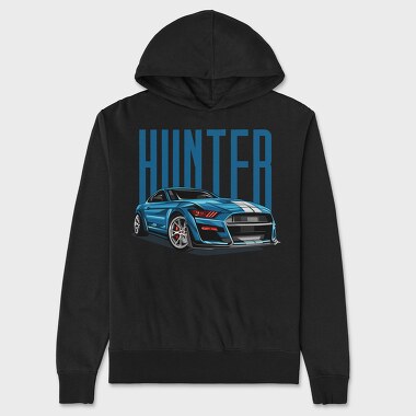 Hunter Mustang, Unisex Men's Hoodie