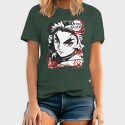 Retro Convertible Car With Woman and Nature, Unisex Men's T-Shirt