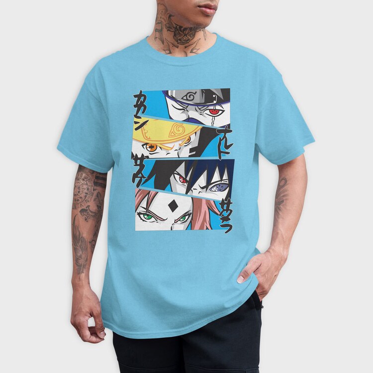 Iconic Vintage Convertible With Girl in Nature, Unisex Men's T-Shirt