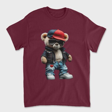 Cool Teddy Bear, Unisex Men's T-Shirt