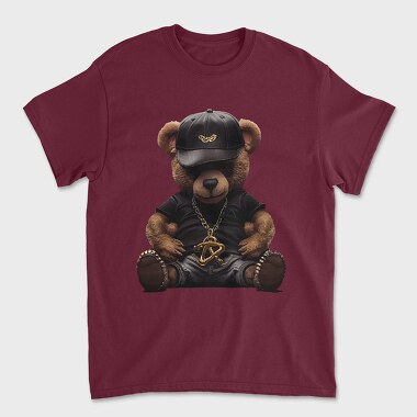 Unisex Men's T-Shirt, Cool Teddy