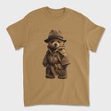 Detective Teddy, Unisex Men's T-Shirt