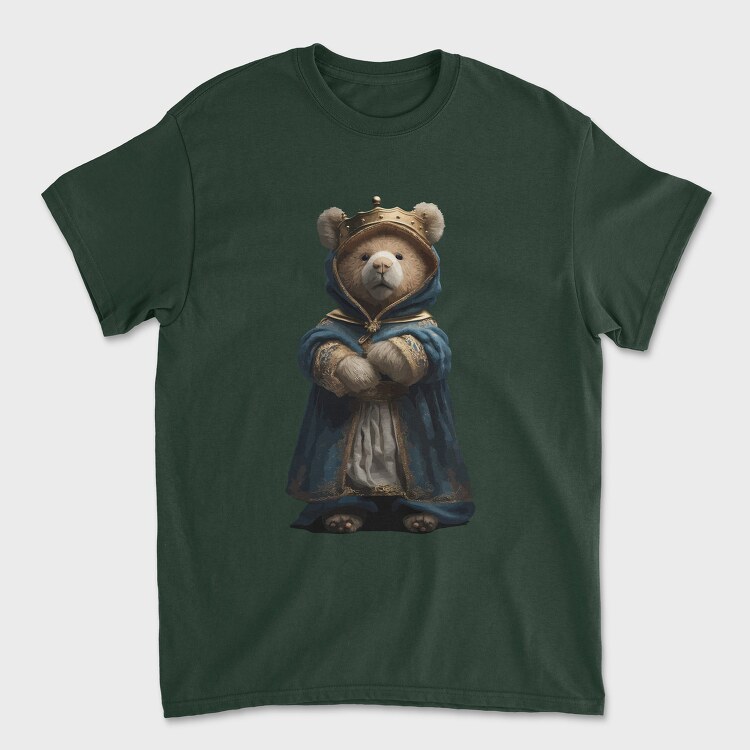 Regal Teddy Bear, Unisex Men's T-Shirt