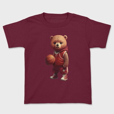 Teddy Basket, Kids' T-Shirt