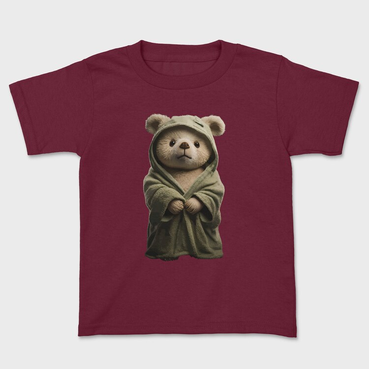 Teddy Bear Robe, Kids' T-Shirt