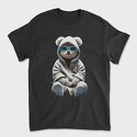 Teddy White Sweatsuit, Unisex Men's T-Shirt