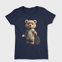 Tennis Teddy Bear, Women's T-Shirt