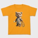 Tennis Teddy Bear, Kids' T-Shirt